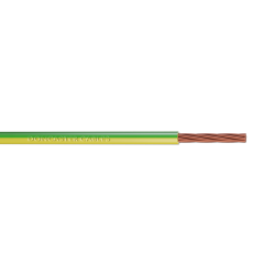 1.5MM SINGLE CABLE GREEN/YELOW 6491X