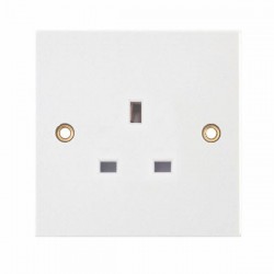 1G 13A UNSWITCHED SOCKET ARCTIC EDGE