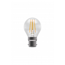 CLEAR FILAMENT 4 WATT GOLFBALL B22 BC DIMMABLE