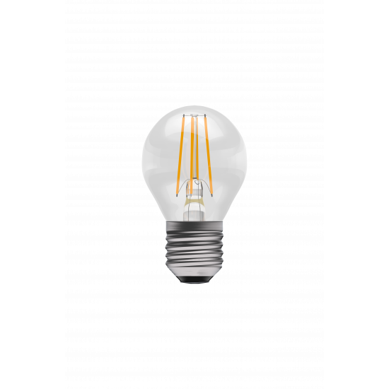 CLEAR FILAMENT 4 WATT GOLFBALL E27 ES DIMMABLE
