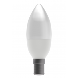 LED CANDLE 6 WATT B15 SBC WARM WHITE 2700K 500LM