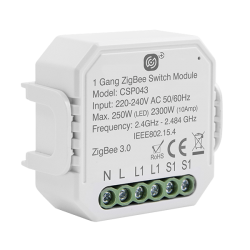 Click CSP043 White Click Smart Plus 1 Gang 10A Smart Switching Receiver