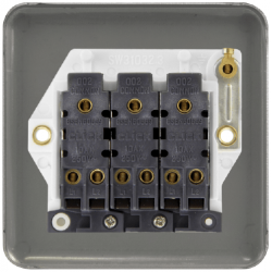 Click DPSC413BK Plateswitch 3G 2W 10A SC