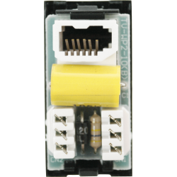 Click MM460BK Socket Tel Master Blk