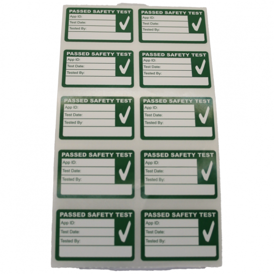 LDPASSA Electrical Safety Test Label