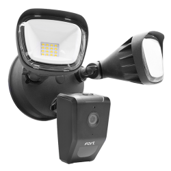 ESP Fort Wi-Fi Smart Security Twin Spot with Camera Black ECSPCAMSLB