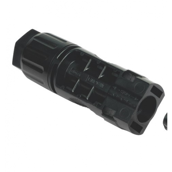 Elmex PV Solar Male MC4 Connector Straight 1.5kV 54A IP68 - EMPV4NM