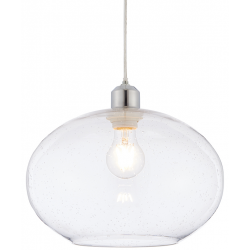 Dimitri Pendant Clear Bubble Glass