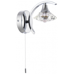 Endon LANGELLA-1WBCH Wall Light & G9 33W