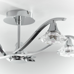 Endon LANGELLA-5CH Clg Light & G9 5x33W