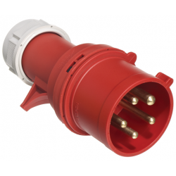 Red 16A 3P+E 415V Plug