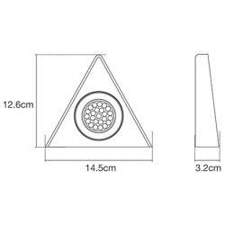 LED TRIANGULAR UNDER CABINET LIGHT 4000K 1.5W 240v