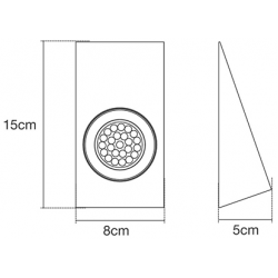 LED WEDGE UNDER CABINET LIGHT 4000K 1.5W 240v