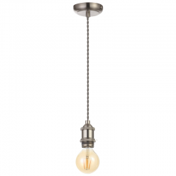 DALE SATIN NICKEL DECORATIVE PENDANT