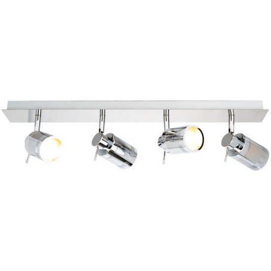 BATHROOM 4 LIGHT BAR CHROME SCORPIUS IP44