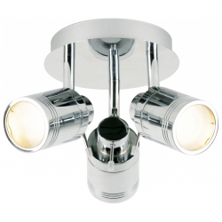 BATHROOM 3 LIGHT FITTING CHROME SCORPIUS IP44