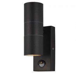 UP-DOWN PIR GU10 PIR FITTING TEXTURED BLACK