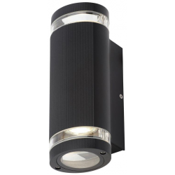 FORUM LIGHTING HELIX UP/DOWN WALL LIGHT BLACK