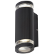 FORUM LIGHTING HELIX UP/DOWN WALL LIGHT BLACK
