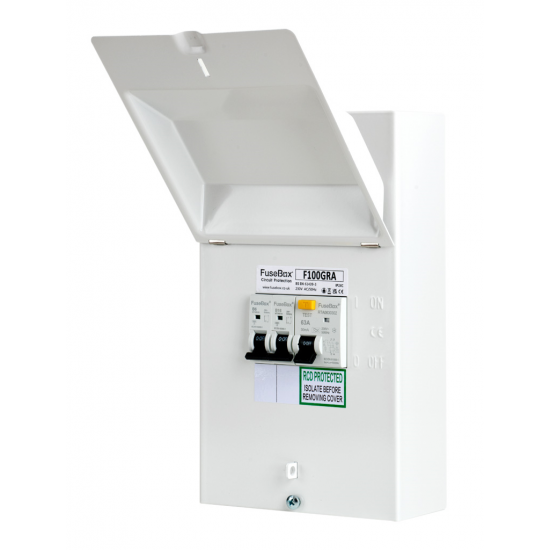 FuseBox F100GRA Garage Con/Unt 63A
