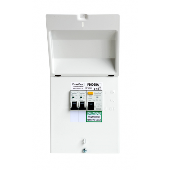 FuseBox F100GRA Garage Con/Unt 63A