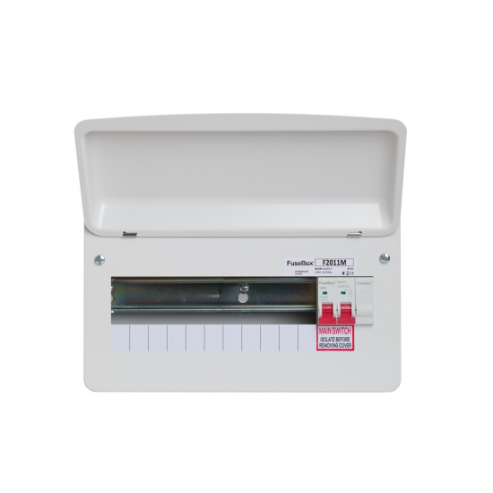 FuseBox F2011M Consumer Unit 11 Way 100A
