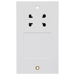 SHAVER SOCKET DUAL VOLTAGE ARCTIC