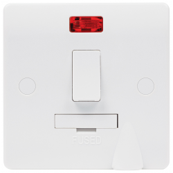 SWITCHED FUSED SPUR WITH FLEX OUTLET + NEON MEDIAN