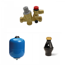 Water heater installation kit for Dalis heat pump