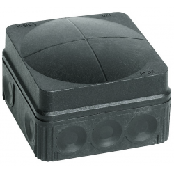 IP66 Junction Box 75x75x50mm Self Seal Entries