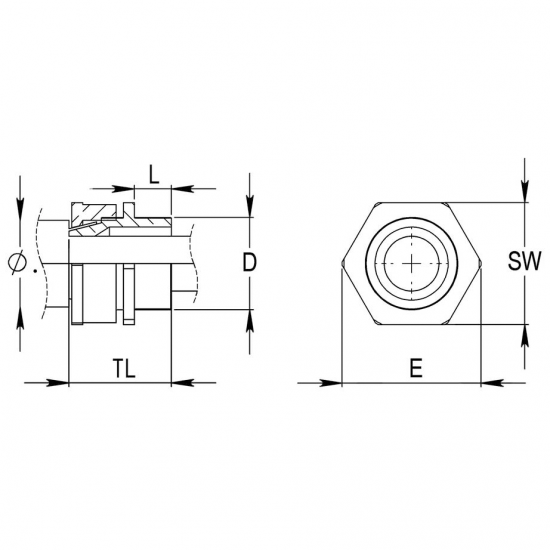 20mm Small Indoor Gland Pack (2 Glands)